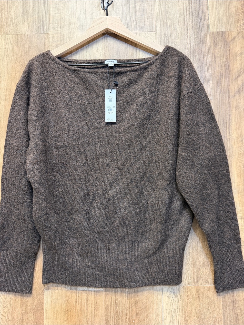 GARAGE - Wide Neck Sweater